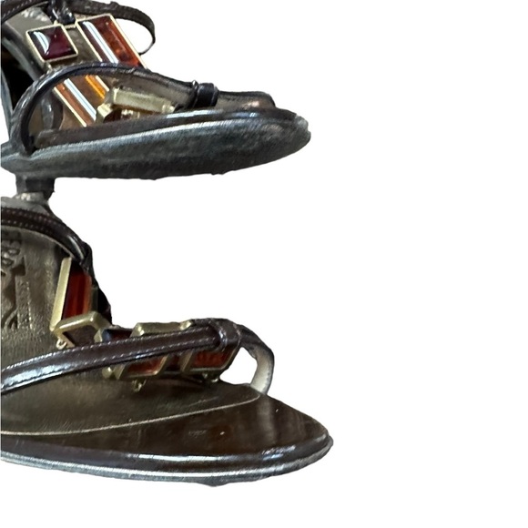 Salvatore Ferragamo Jeweled Heels. TAMARA WOMENS Size 6.5 L - Picture 10 of 15